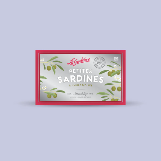 Små vintage sardiner i olivolja 2021